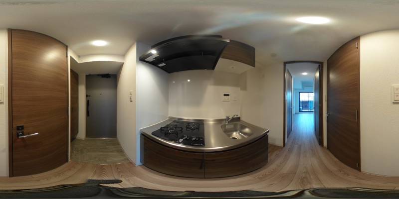 パノラマ画像キッチン