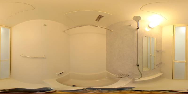 パノラマ画像バスルーム