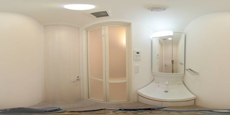 パノラマ画像洗面所