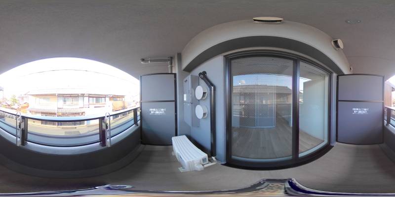 パノラマ画像バルコニー