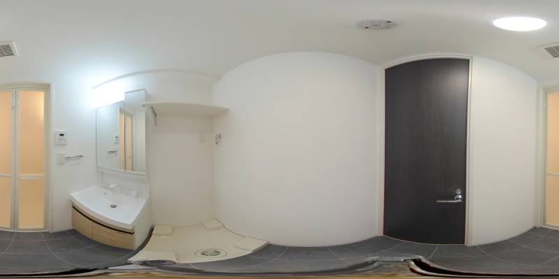 パノラマ画像洗面所