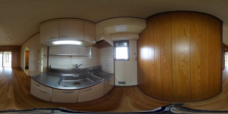 パノラマ画像キッチン