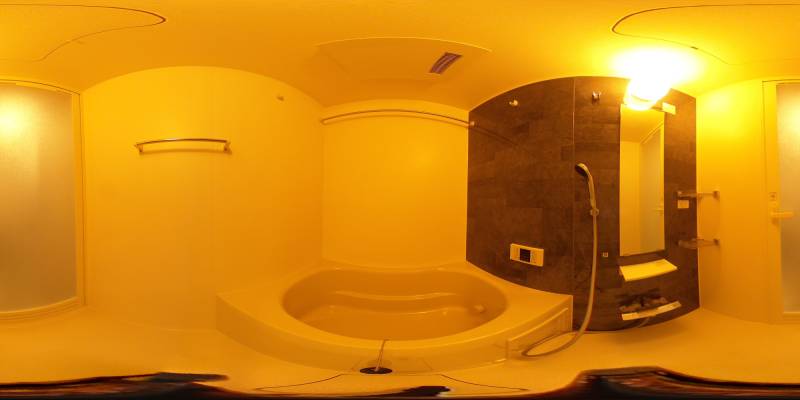 パノラマ画像バスルーム