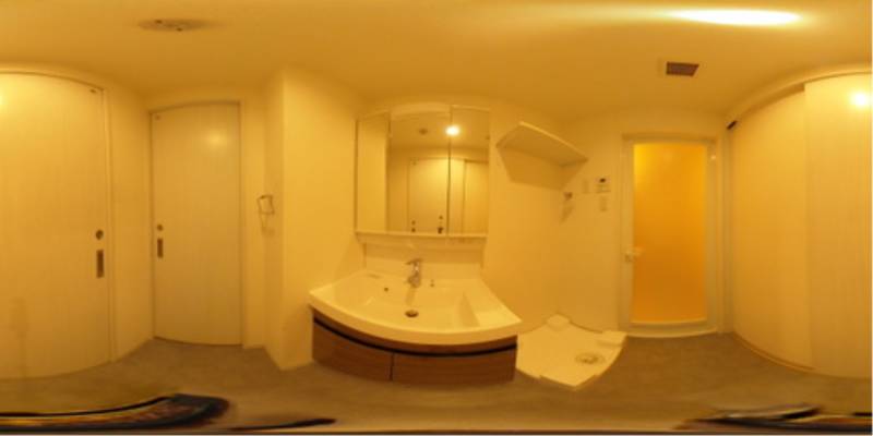 パノラマ画像洗面所