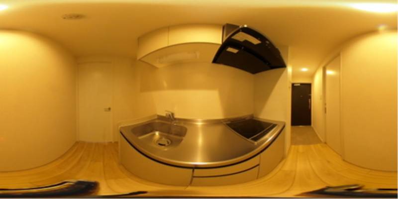 パノラマ画像キッチン