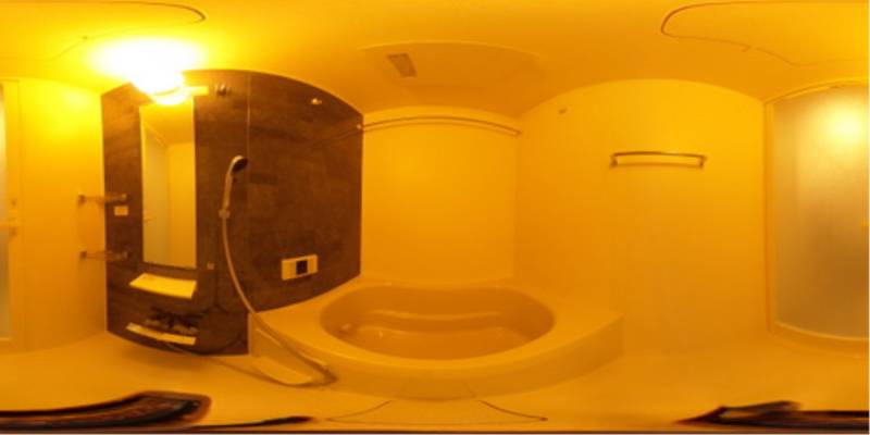 パノラマ画像バスルーム