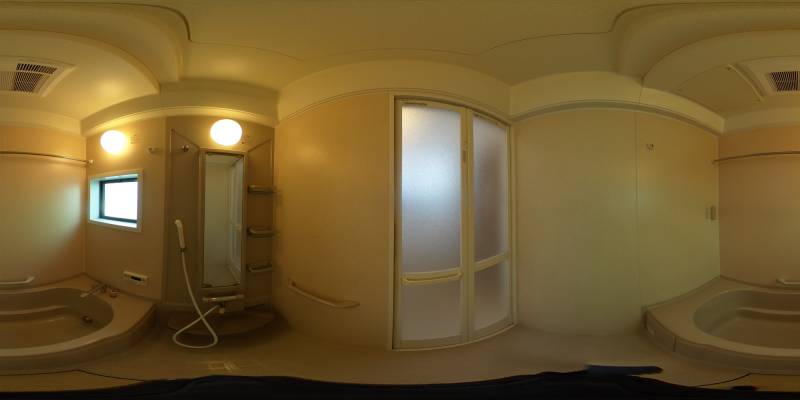 パノラマ画像バスルーム