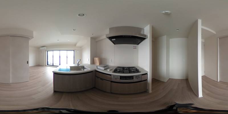 パノラマ画像キッチン