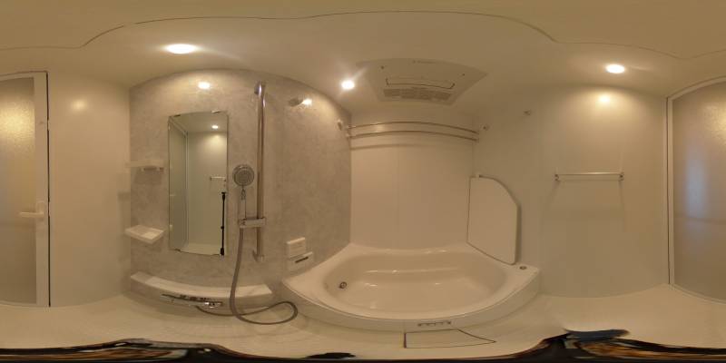 パノラマ画像バスルーム