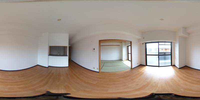 パノラマ画像リビング