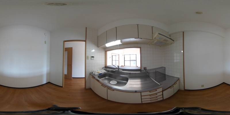 パノラマ画像キッチン