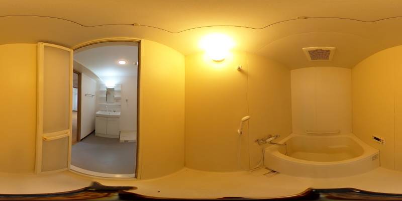 パノラマ画像バスルーム