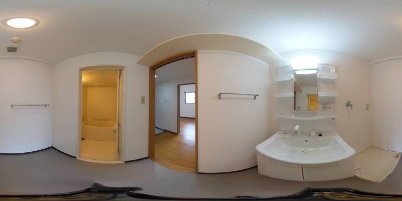 パノラマ画像洗面所