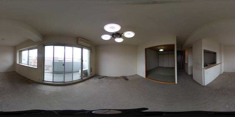 パノラマ画像リビング