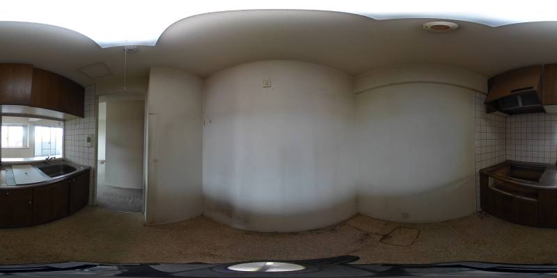 パノラマ画像キッチン