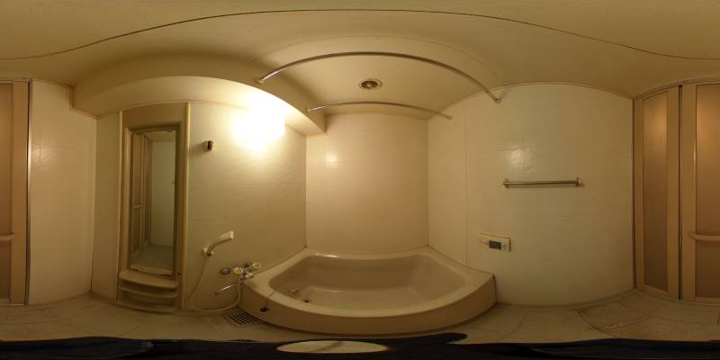 パノラマ画像バスルーム