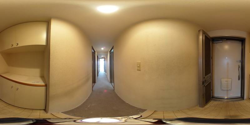 パノラマ画像玄関