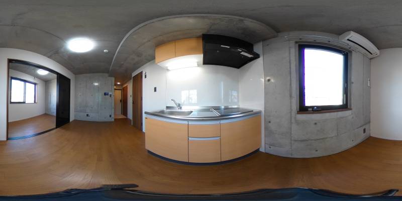 パノラマ画像キッチン