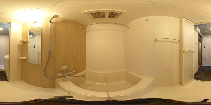 パノラマ画像バスルーム