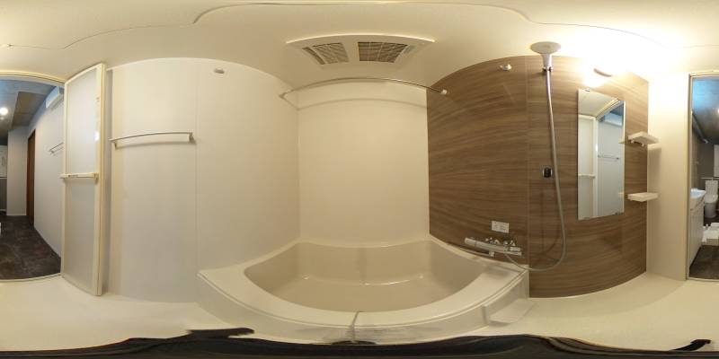 パノラマ画像バスルーム