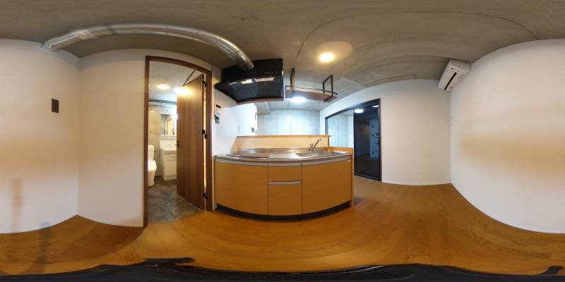 パノラマ画像キッチン