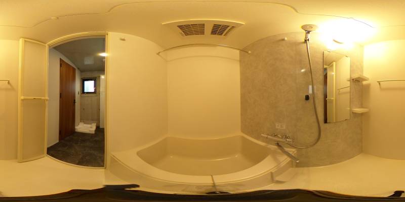 パノラマ画像バスルーム