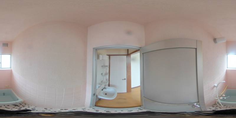 パノラマ画像バスルーム