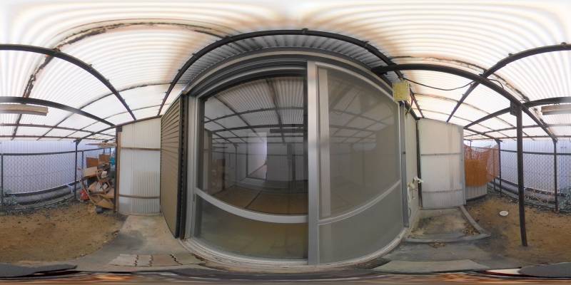 パノラマ画像庭