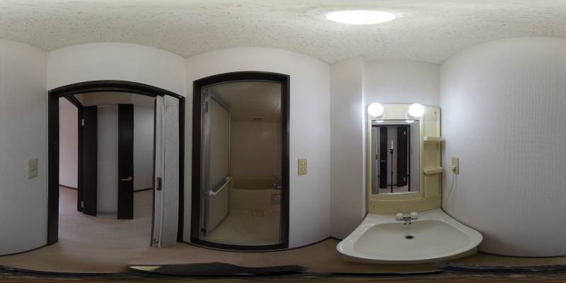 パノラマ画像洗面所