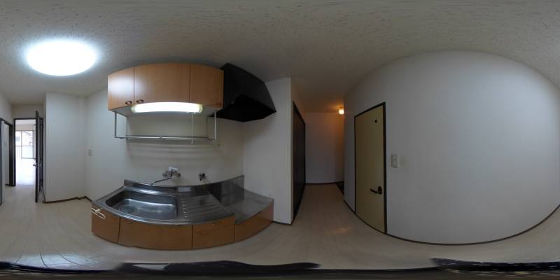 パノラマ画像キッチン