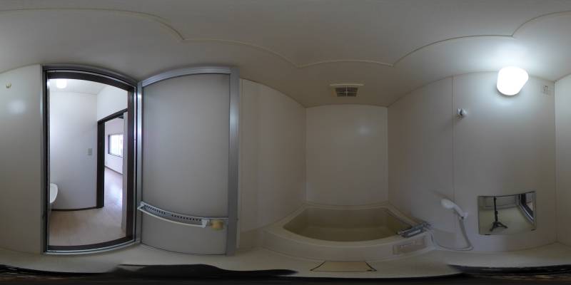 パノラマ画像バスルーム