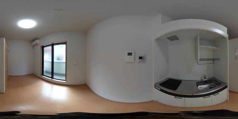 パノラマ画像キッチン