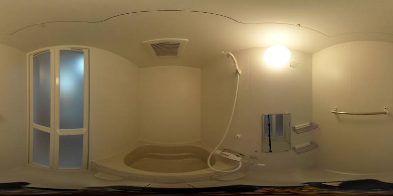 パノラマ画像バスルーム