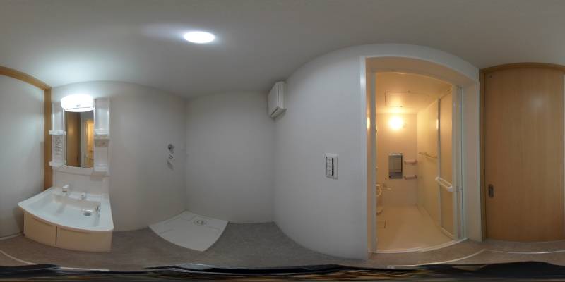 パノラマ画像洗面所