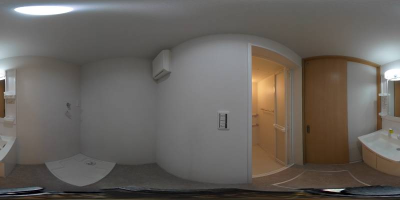 パノラマ画像洗面所