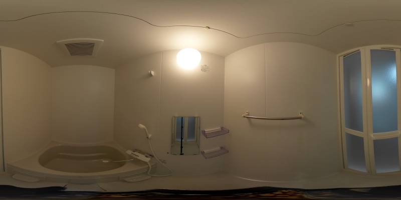 パノラマ画像バスルーム