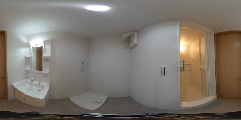 パノラマ画像洗面所