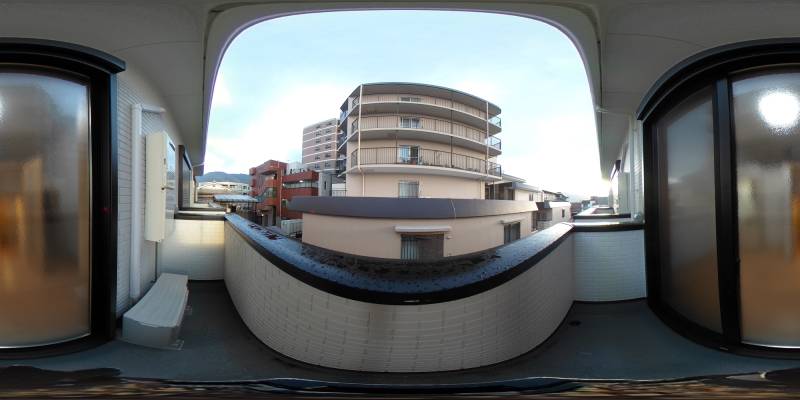 パノラマ画像バルコニー