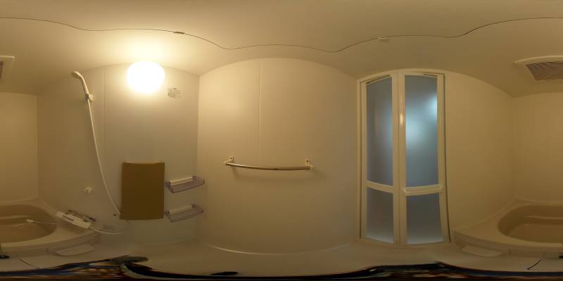 パノラマ画像バスルーム