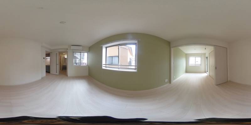 パノラマ画像リビング