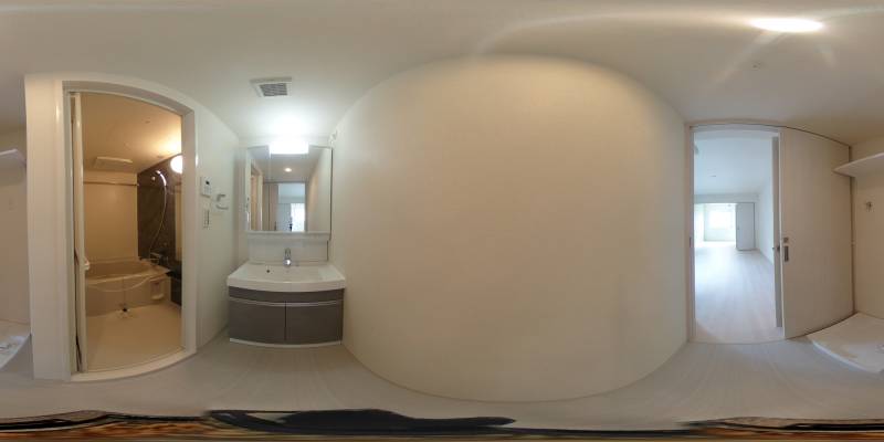 パノラマ画像洗面所