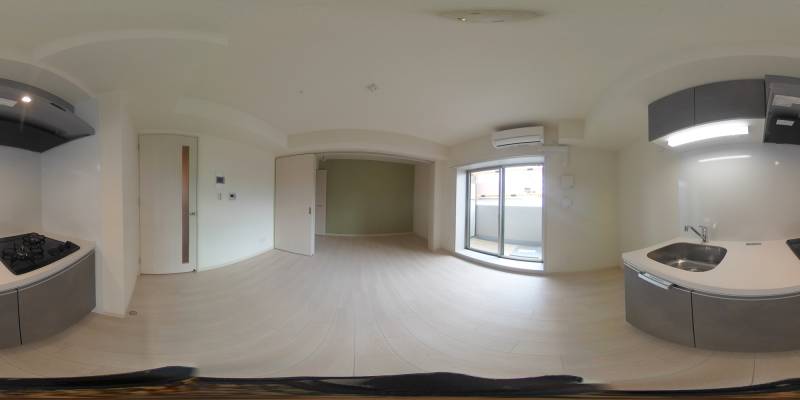 パノラマ画像キッチン