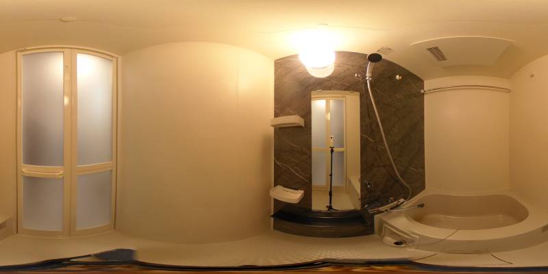 パノラマ画像バスルーム