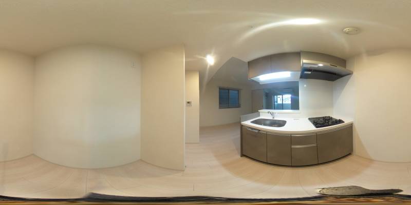 パノラマ画像キッチン