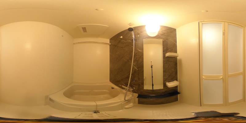 パノラマ画像バスルーム