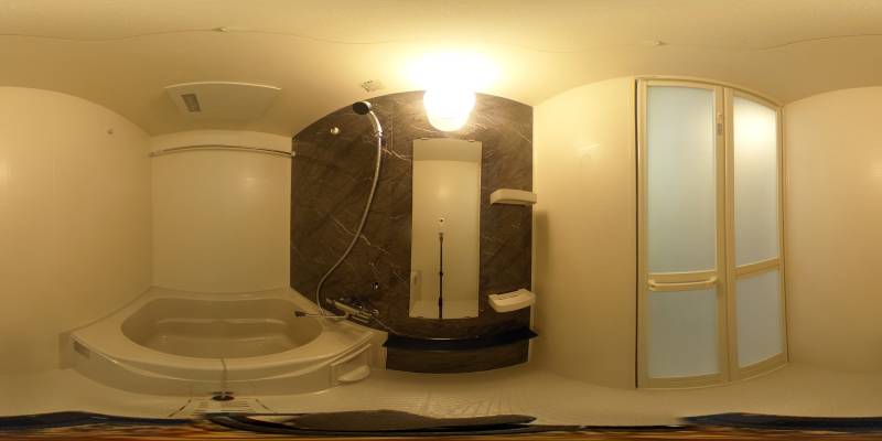 パノラマ画像バスルーム