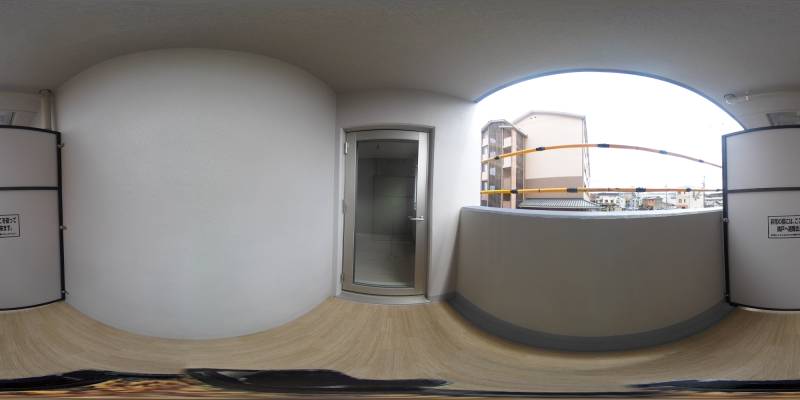 パノラマ画像バルコニー