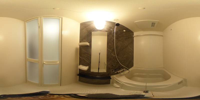 パノラマ画像バスルーム