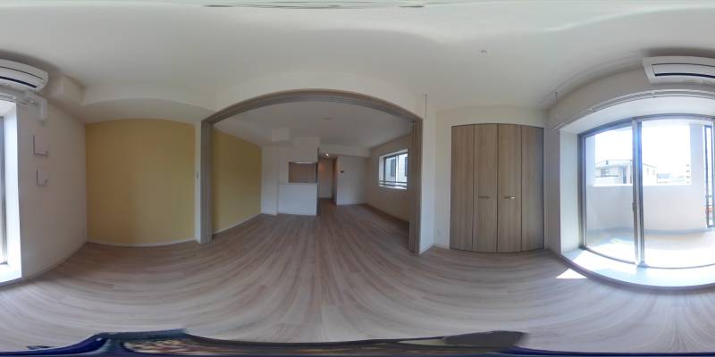 パノラマ画像洋室