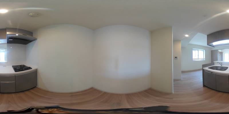 パノラマ画像キッチン